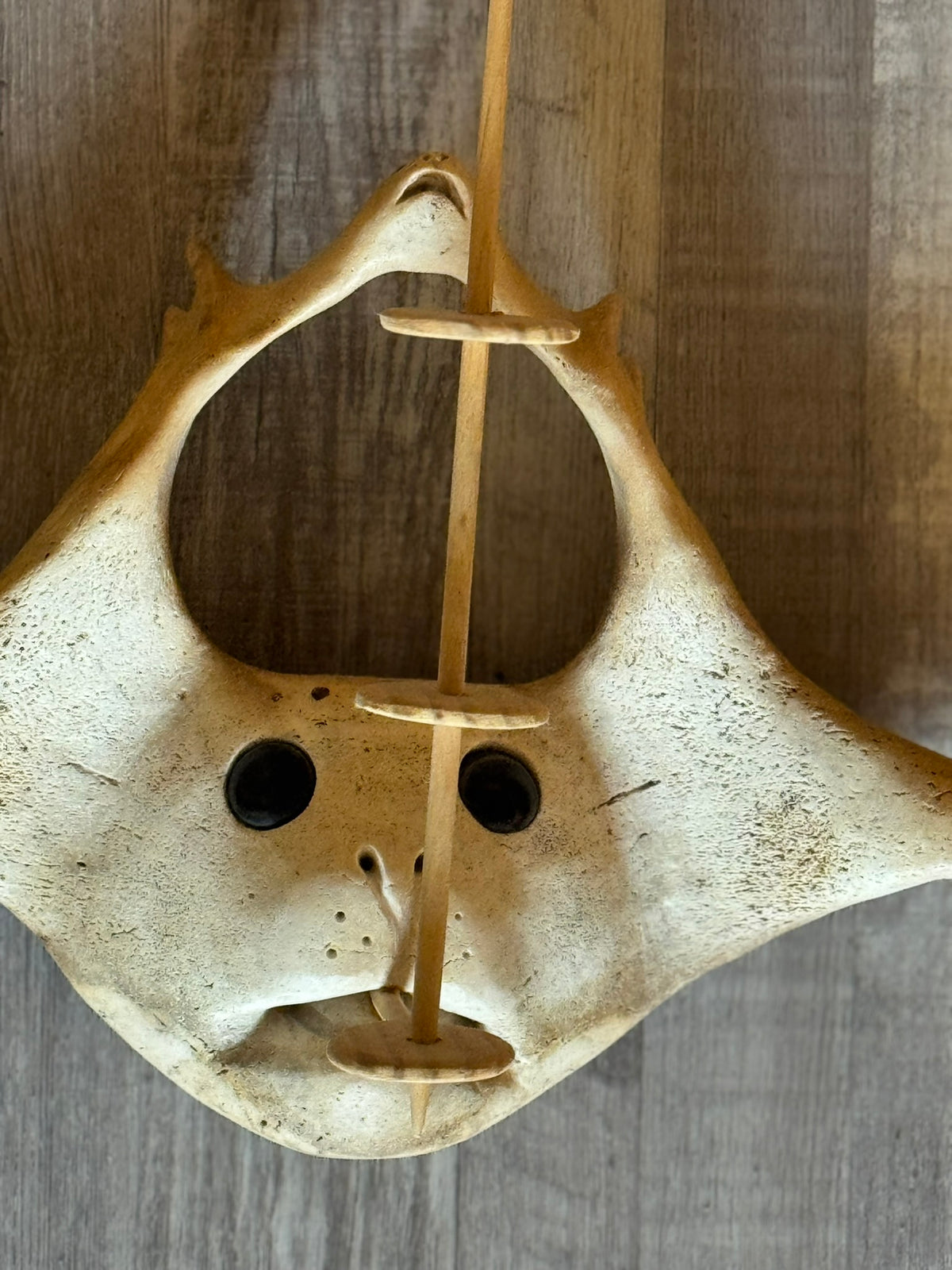 Inuit Bone Mask By Bobby Nashookpuk