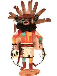 Hopi Pueblo Hototo Badger Kachina Doll By Leo Lacapa Jr.