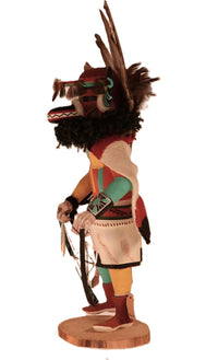 Hopi Pueblo Hototo Badger Kachina Doll By Leo Lacapa Jr.