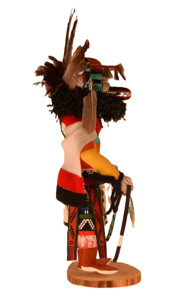 Hopi Pueblo Hototo Badger Kachina Doll By Leo Lacapa Jr.