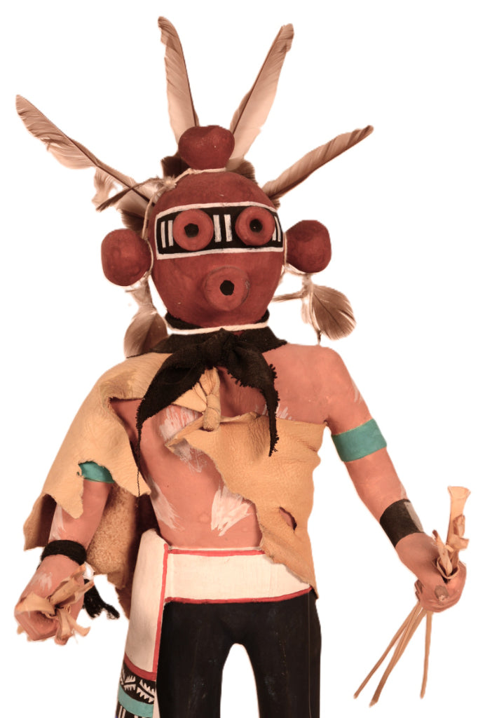 Hopi Pueblo Mudhead Kachina Doll