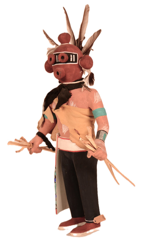 Hopi Pueblo Mudhead Kachina Doll