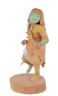 Hopi Pueblo Rattle Dancer Kachina Doll By Neil David