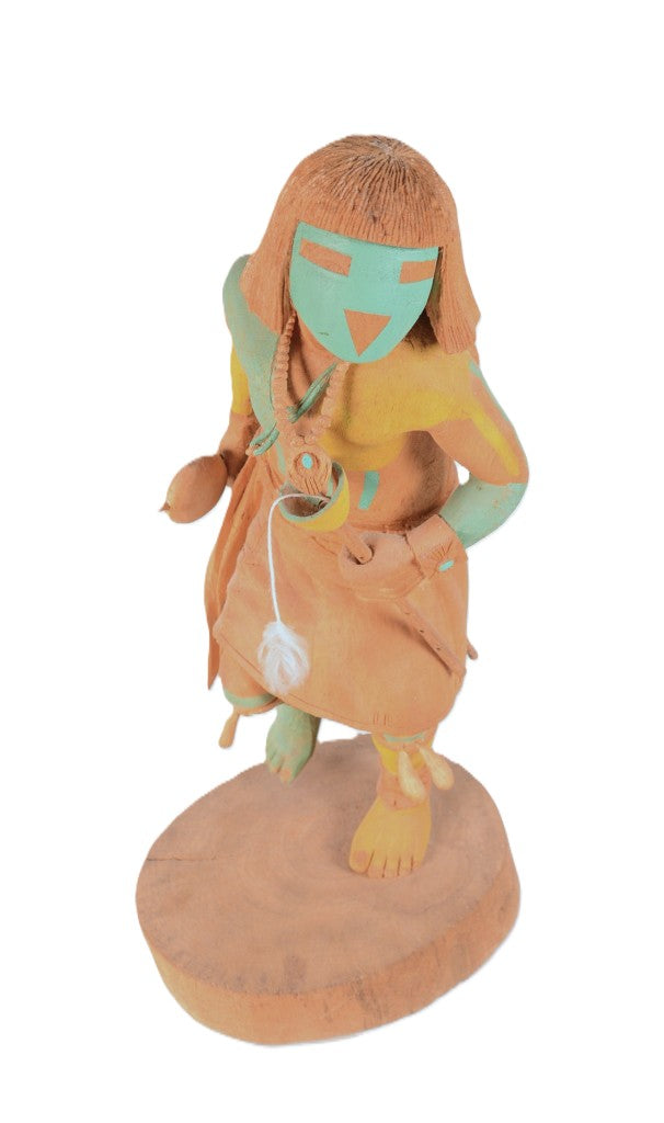 Hopi Pueblo Rattle Dancer Kachina Doll By Neil David