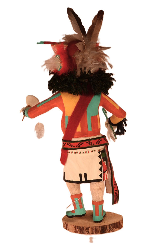 Hopi Pueblo Water Serpent Pa Lolo Komg Kachina Doll By Leo Lacapa Jr.