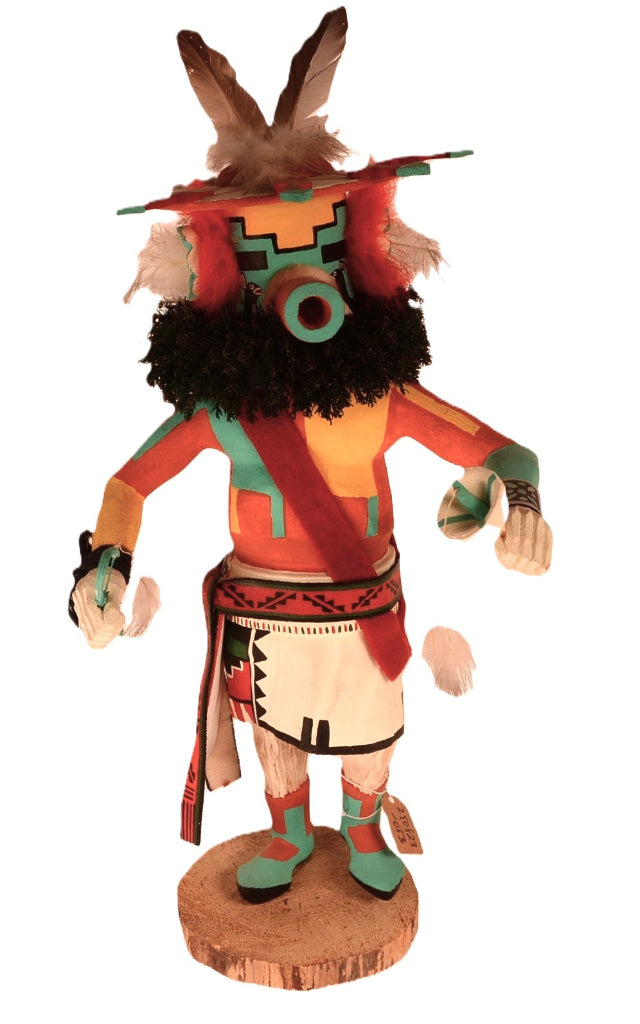 Hopi Pueblo Water Serpent Pa Lolo Komg Kachina Doll By Leo Lacapa Jr.