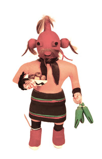 Hopi Pueblo Hanging Mudhead Kachina Doll