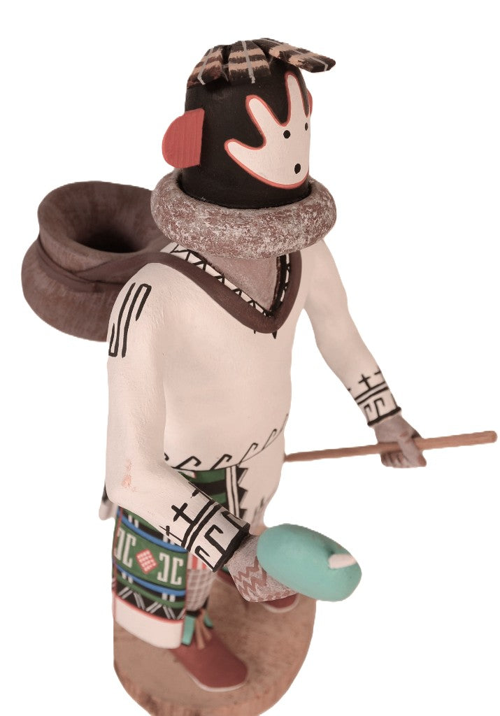 Hopi Pueblo Pot Carrier Kachina Doll By G. Hayah