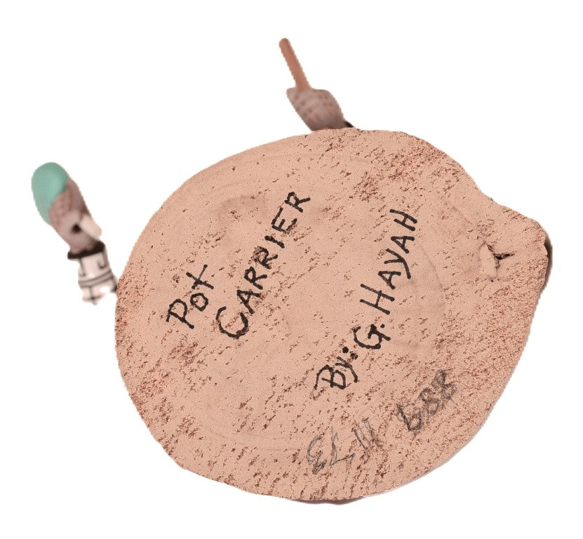 Hopi Pueblo Pot Carrier Kachina Doll By G. Hayah