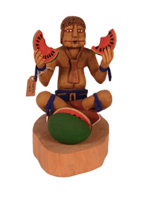 Hopi Pueblo Clown Kachina Doll By Darrel Pooyouma
