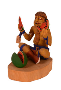 Hopi Pueblo Clown Kachina Doll By Darrel Pooyouma