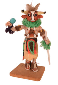 Hopi Pueblo Cow Kachina Doll By Dora Taylor