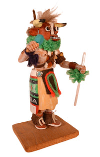 Hopi Pueblo Cow Kachina Doll By Dora Taylor