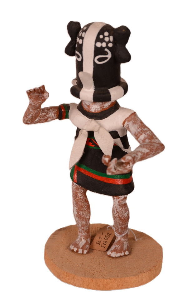 Hopi Pueblo Kokopelli Mana Kachina Doll By Grover