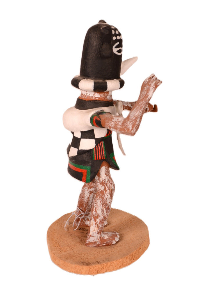 Hopi Pueblo Kokopelli Mana Kachina Doll By Grover