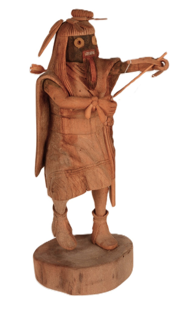 Hopi Pueblo He e e Wuhti Kachina Doll By P. Myron