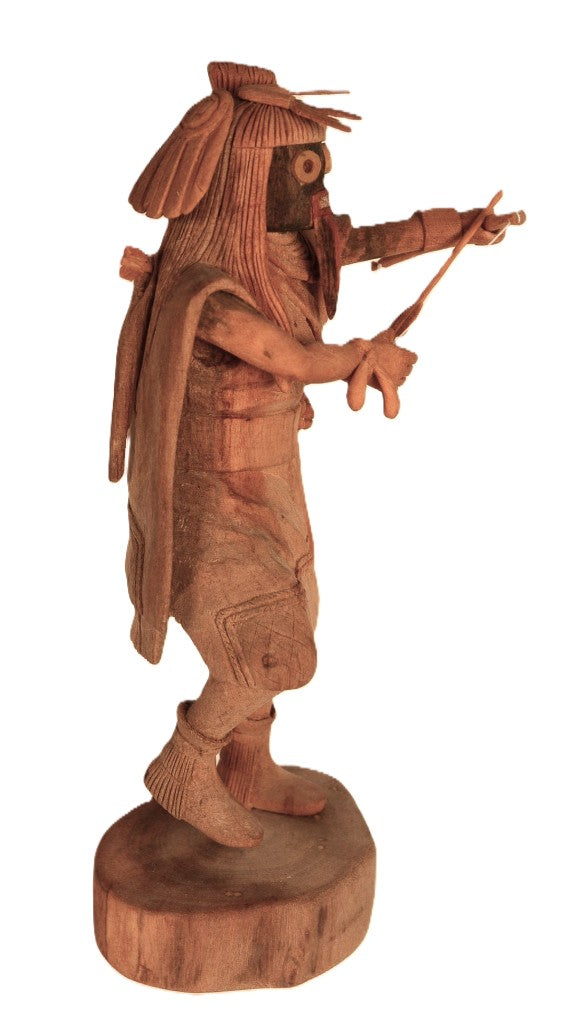 Hopi Pueblo He e e Wuhti Kachina Doll By P. Myron