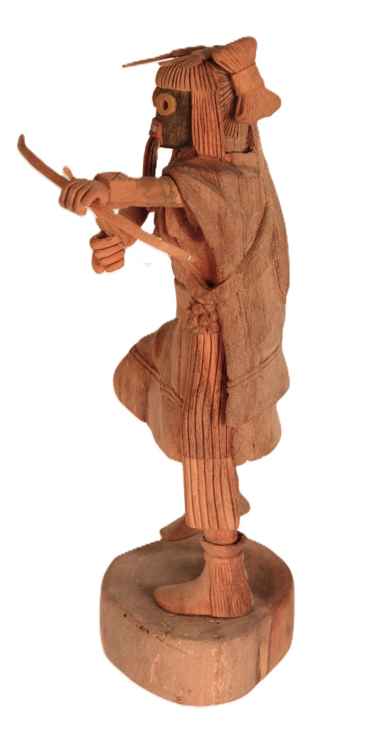 Hopi Pueblo He e e Wuhti Kachina Doll By P. Myron