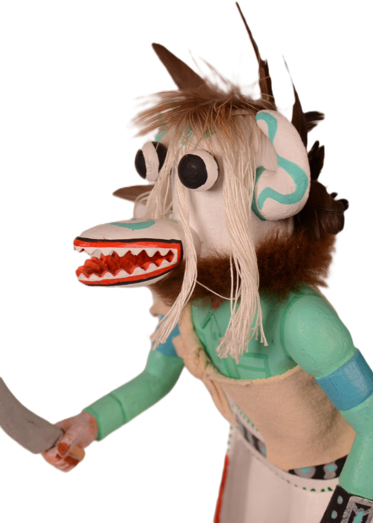 Hopi Pueblo Cow Kachina Doll By Ramon Albert Sr.