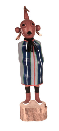 Hopi Pueblo Mudhead Kachina Doll By Ramon Albert Sr.