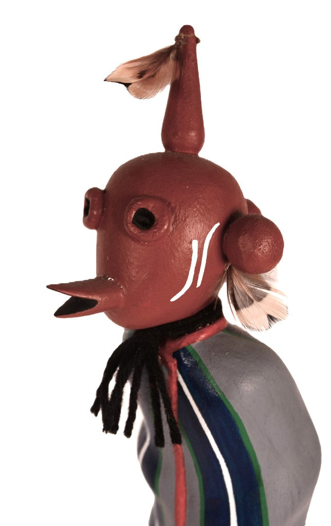 Hopi Pueblo Mudhead Kachina Doll By Ramon Albert Sr.