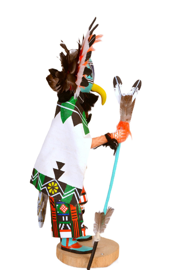 Hopi Pueblo Eagle Kachina Doll By Ramon Albert Sr.