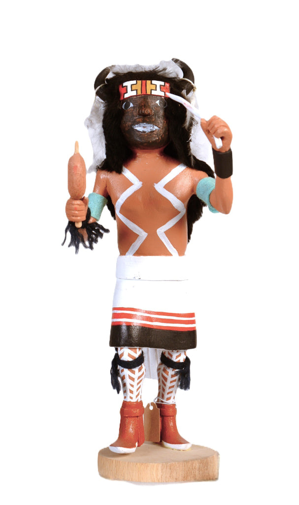 Hopi Pueblo Bull Kachina Doll By Ramon Albert Sr.