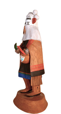 Hopi Pueblo White Maiden Kachina Doll By Samuel Kayquoptewa