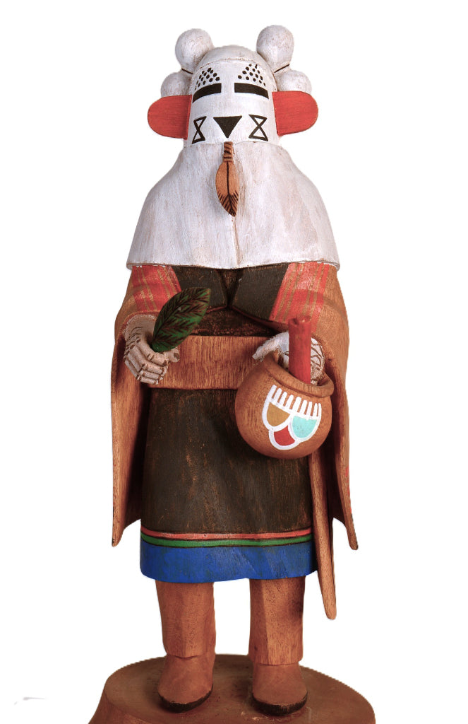 Hopi Pueblo White Maiden Kachina Doll By Samuel Kayquoptewa