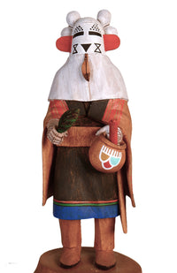 Hopi Pueblo White Maiden Kachina Doll By Samuel Kayquoptewa