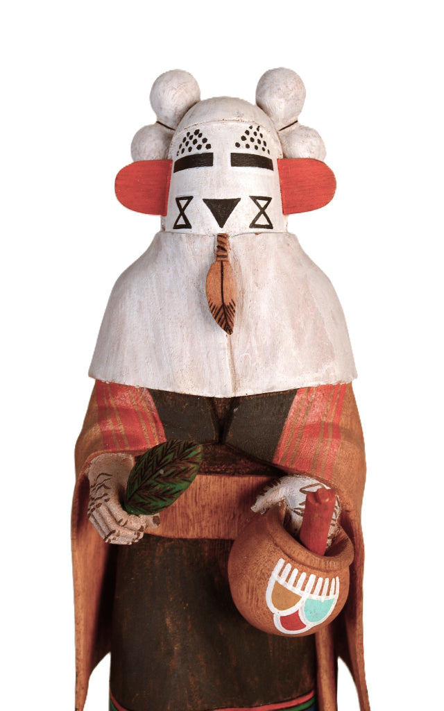 Hopi Pueblo White Maiden Kachina Doll By Samuel Kayquoptewa