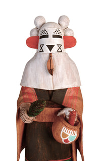 Hopi Pueblo White Maiden Kachina Doll By Samuel Kayquoptewa