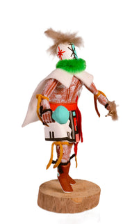 Hopi Pueblo Crazy Rattle Racer Kachina Doll By MG
