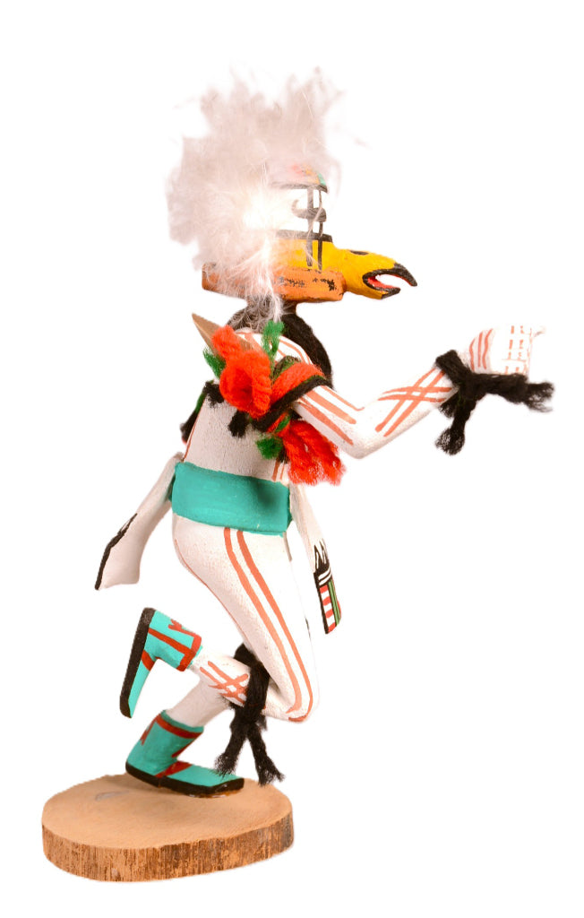 Hopi Pueblo Quail Kachina Doll By Robert Kayquoptewa