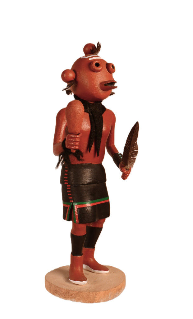 Hopi Pueblo Mudhead Kachina Doll By Ramon Albert Sr.