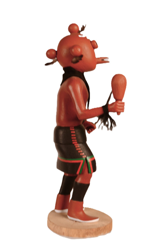 Hopi Pueblo Mudhead Kachina Doll By Ramon Albert Sr.
