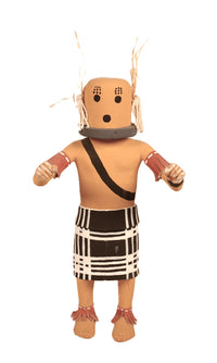 Hopi Pueblo Cricket Ma'alo Hanging Kachina Doll