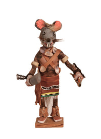 Hopi Pueblo Warrior Mouse Kachina Doll
