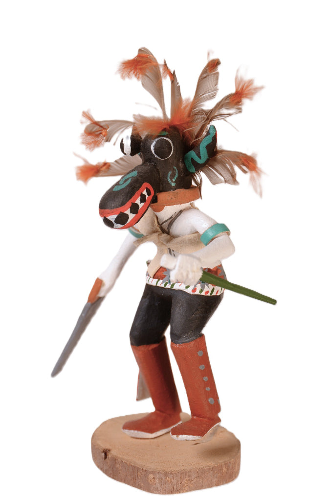 Hopi Pueblo Black Ogre Kachina Doll
