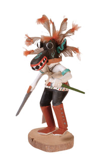 Hopi Pueblo Black Ogre Kachina Doll