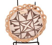 Acoma Pueblo Pottery Dish By Marion L. Symines