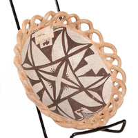 Acoma Pueblo Pottery Dish By Marion L. Symines