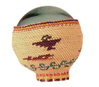 Makah Basket Woven Over Japanese Glass Fishing Float