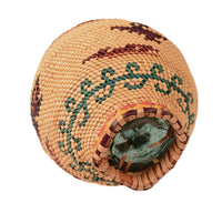 Makah Basket Woven Over Japanese Glass Fishing Float