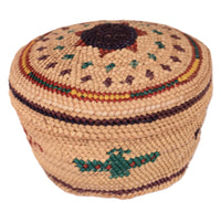 Makah Neah Bay Washington Lidded Basket