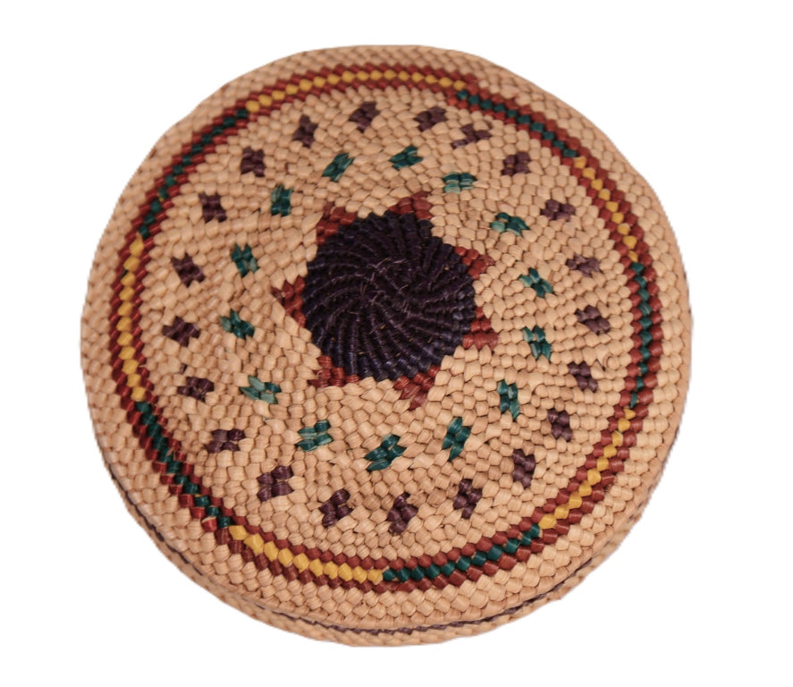 Makah Neah Bay Washington Lidded Basket