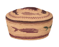 Makah Neah Bay Washington Lidded Basket