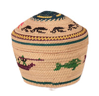 Makah Neah Bay Washington Lidded Basket