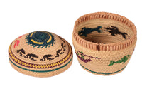 Makah Neah Bay Washington Lidded Basket