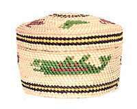 Makah Neah Bay Washington Lidded Basket